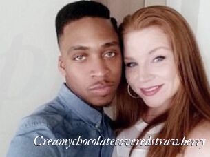 Creamychocolatecoveredstrawberry